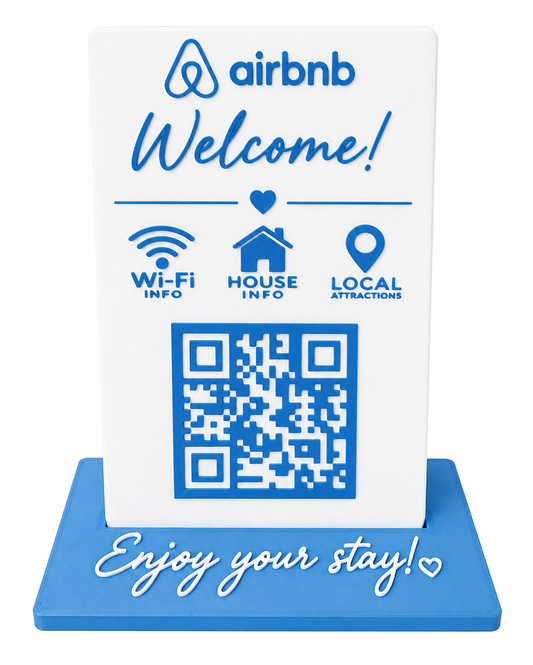 Custom Vacation Rental QR Sign